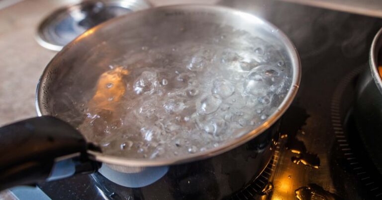 hot water
