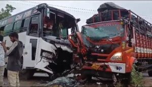 Bus-Lorry Accident